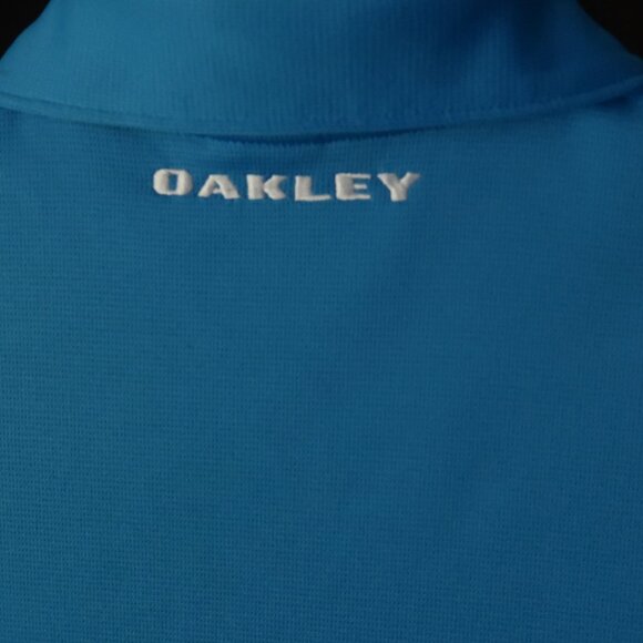 Oakley HydroLix Blue Performance Polo (M) OMG!! ⛳️ ⛳️ - Picture 8 of 8